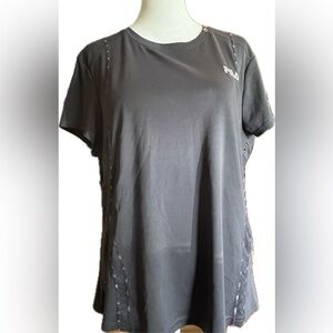 Fila Sport Running Dri-Fit Gray Shirt with Headphone loop